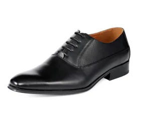 Amali Oso Classic Elegance Men’s Pu Leather Black Oxfords