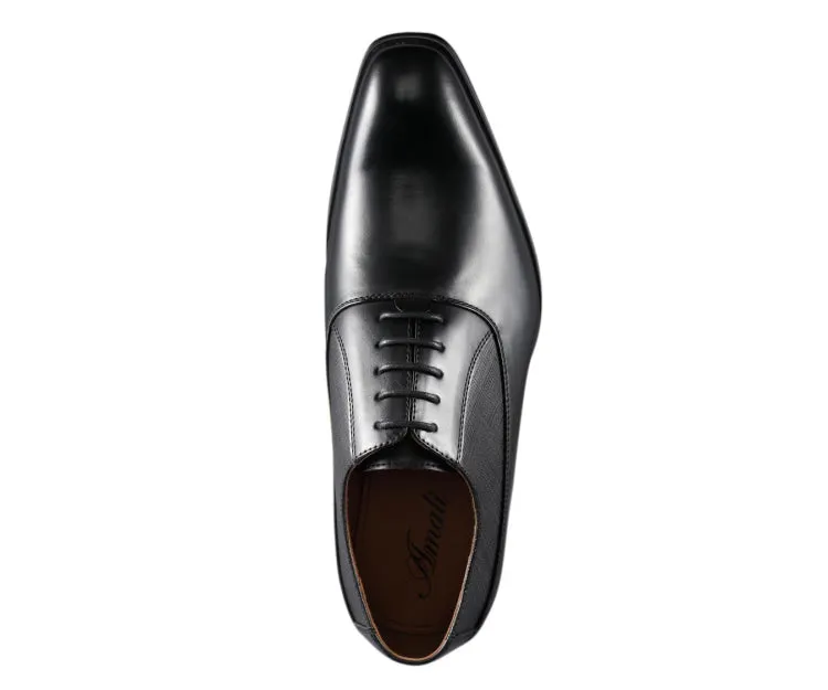 Amali Oso Classic Elegance Men’s Pu Leather Black Oxfords