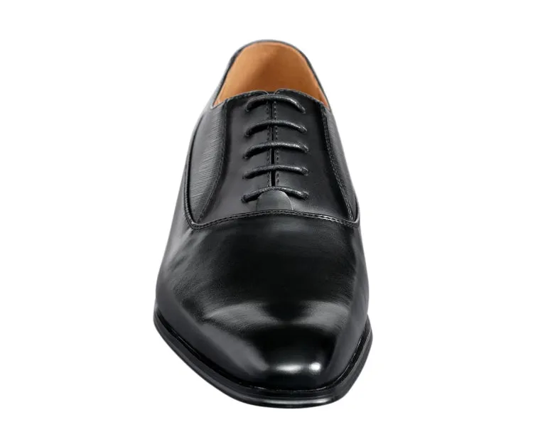 Amali Oso Classic Elegance Men’s Pu Leather Black Oxfords