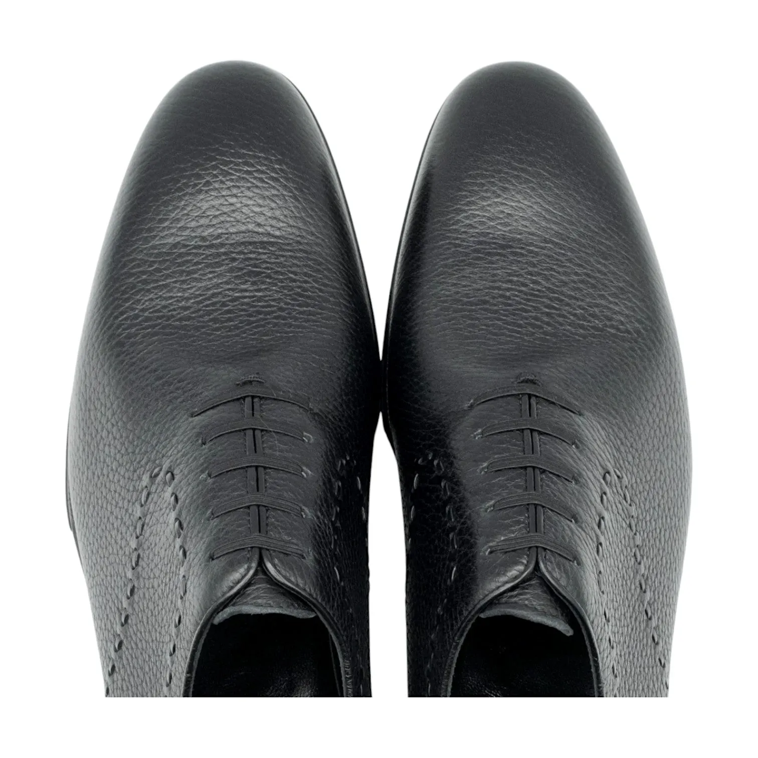 Artioli Manuel Men's Shoes Deer-Skin Leather Classic Wholecut Oxfords (ART1034)