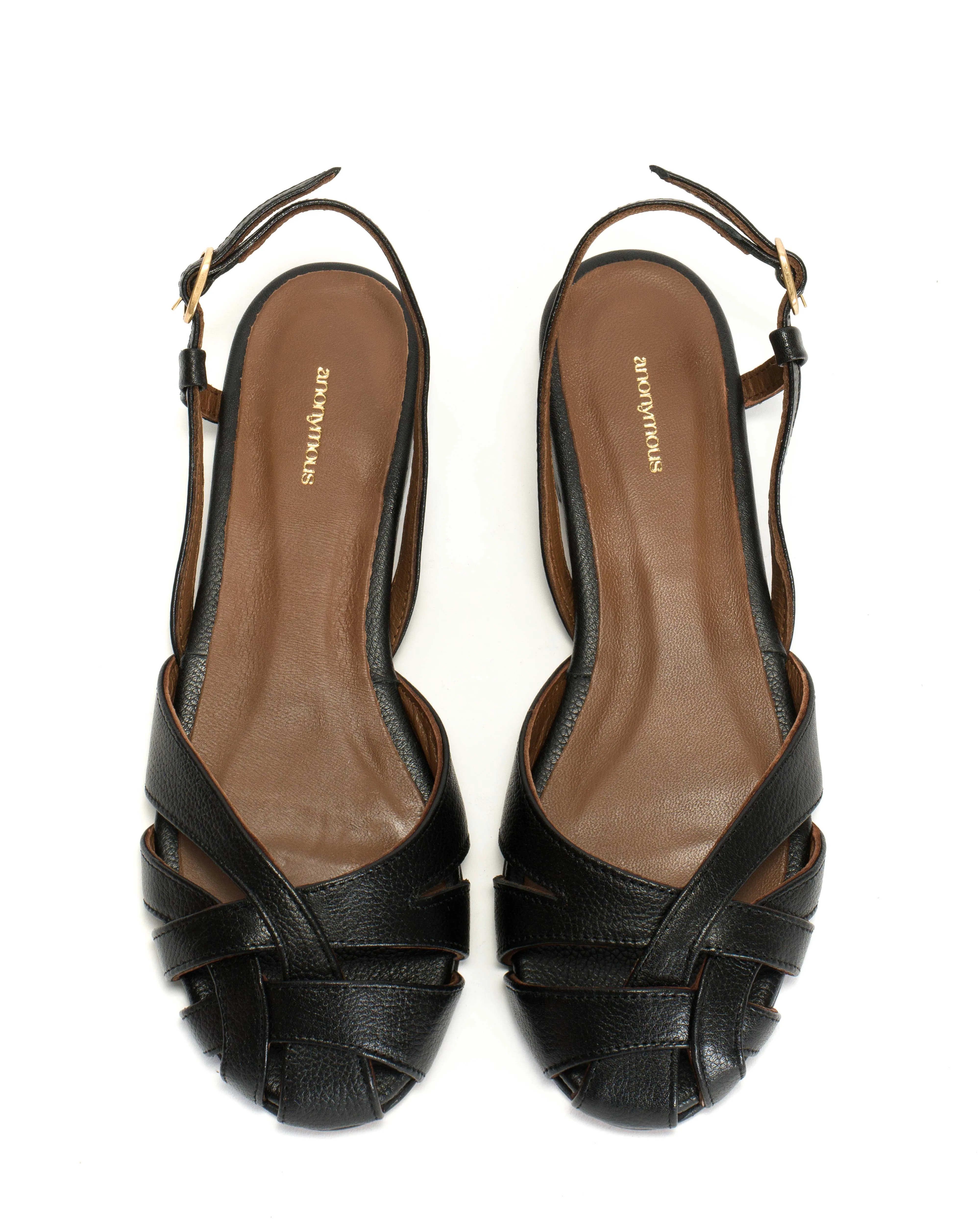 Banie 20 Grained soft calf Black