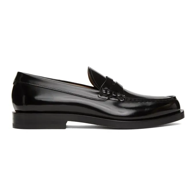Boss Black Patent Leather Loafers