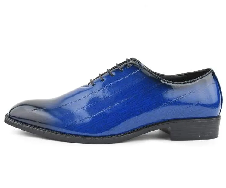 Brayden Royal Exotic Oxfords Men’s Eel Skin