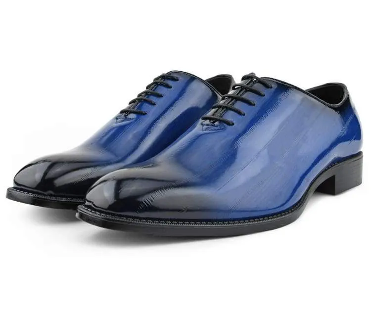 Brayden Royal Exotic Oxfords Men’s Eel Skin