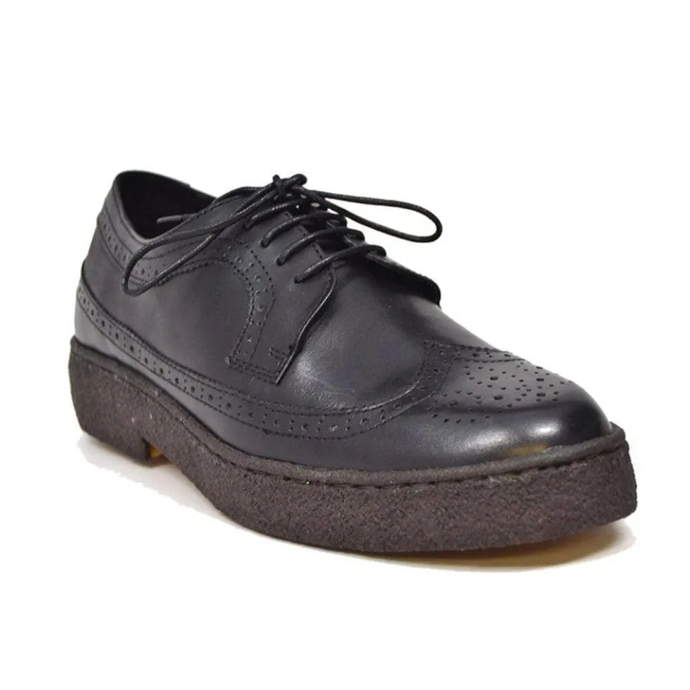 British Walkers Playboy Original Men's Leather Low Top Wingtip Oxfords