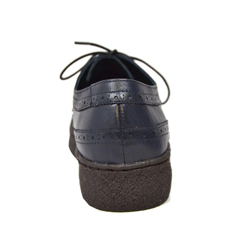 British Walkers Playboy Original Men's Leather Low Top Wingtip Oxfords