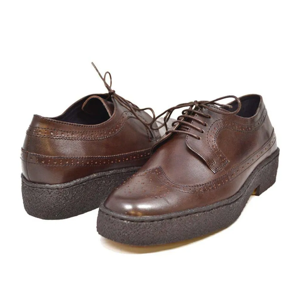 British Walkers Playboy Original Men's Leather Low Top Wingtip Oxfords