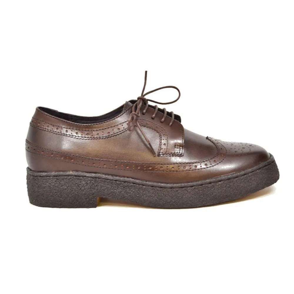 British Walkers Playboy Original Men's Leather Low Top Wingtip Oxfords
