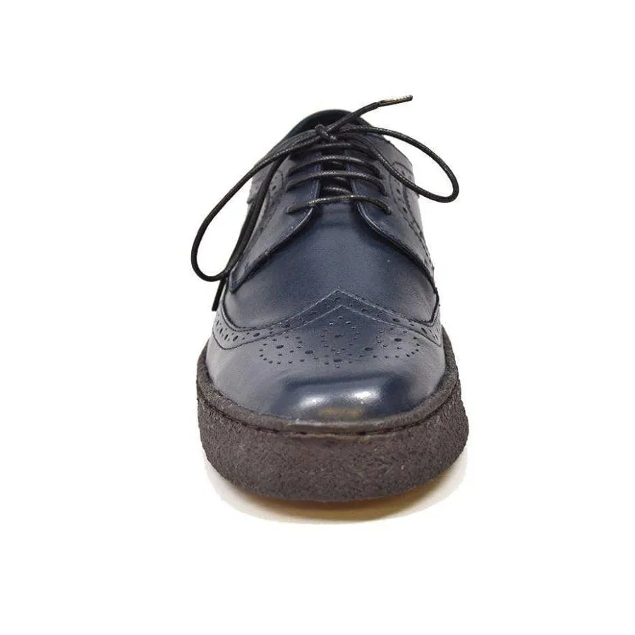 British Walkers Playboy Original Men's Leather Low Top Wingtip Oxfords