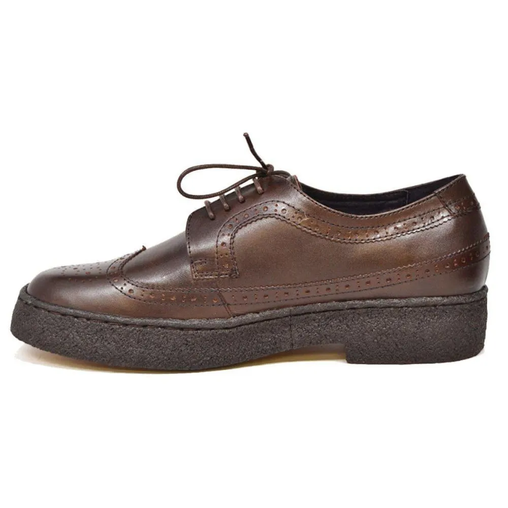 British Walkers Playboy Original Men's Leather Low Top Wingtip Oxfords