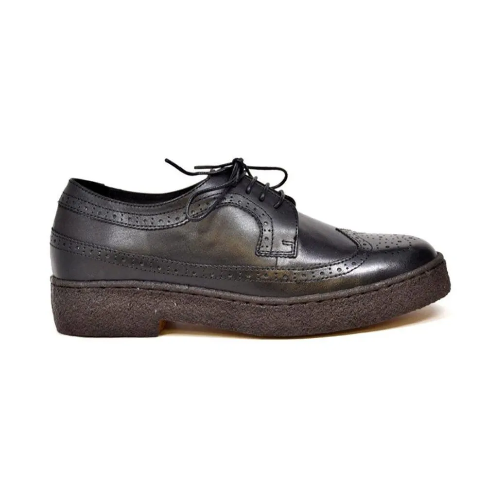 British Walkers Playboy Original Men's Leather Low Top Wingtip Oxfords