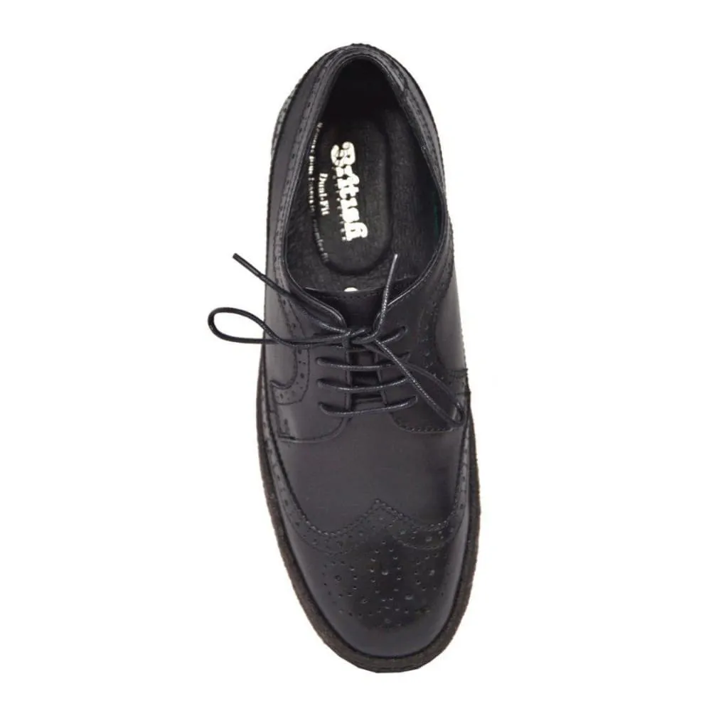 British Walkers Playboy Original Men's Leather Low Top Wingtip Oxfords