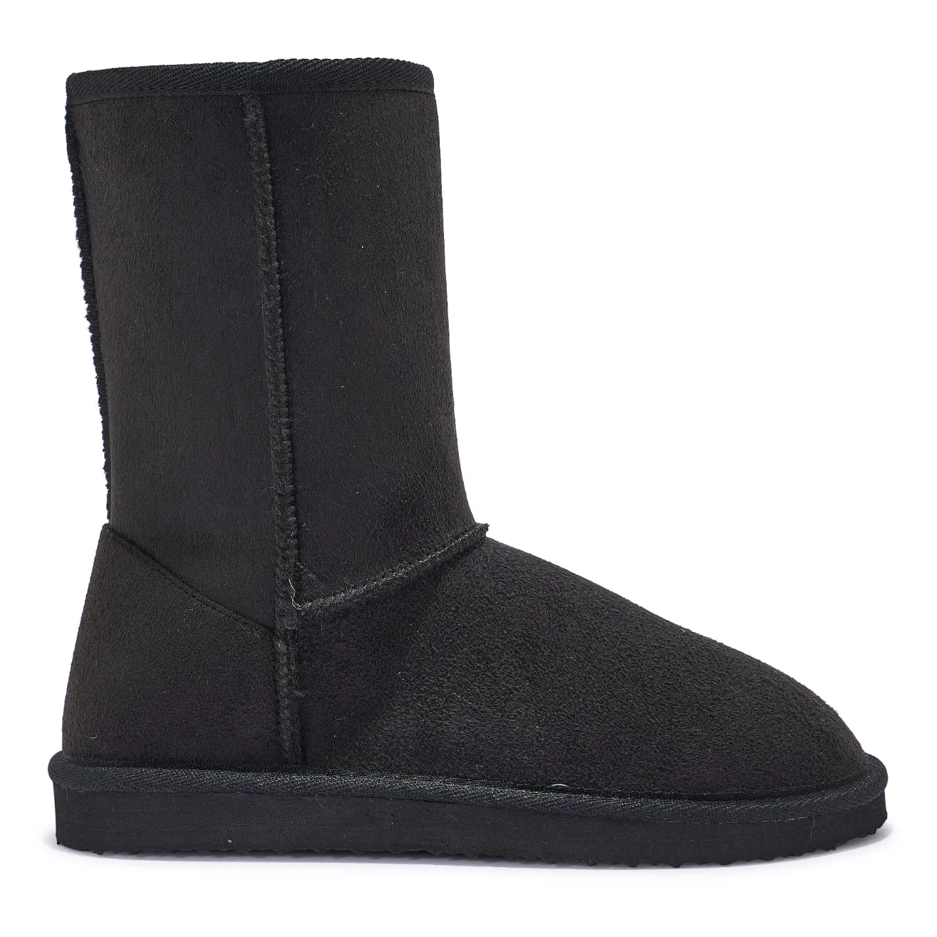 C751 – COSY FAUX SHEARLING LINED CHUNKY ANKLE BOOTS