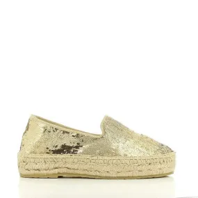 Calzanor 1852 Gold Loafer Espadrilles