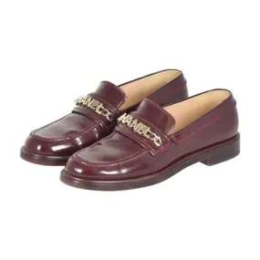 Chanel Burgundy Loafers