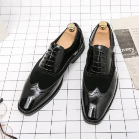 Classic Fashion Oxford Men's Leather Lace Up Shoes