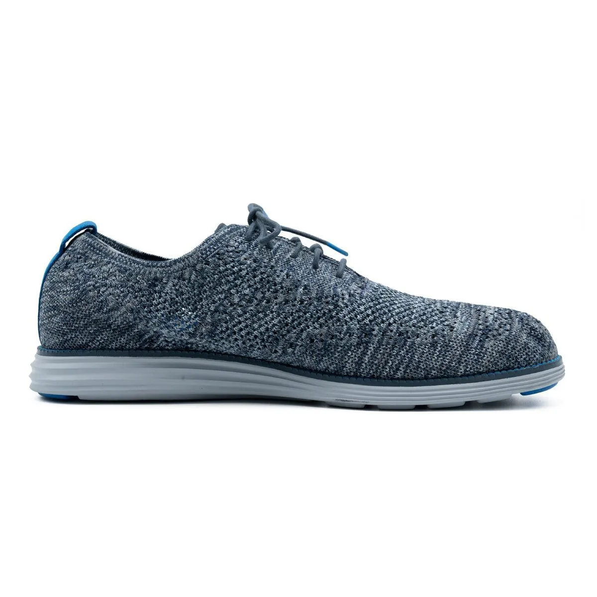Cole Haan Original Grand Stitchlite Wingtip Oxford Low-Top Sneakers Fabric Grey Colour For Men