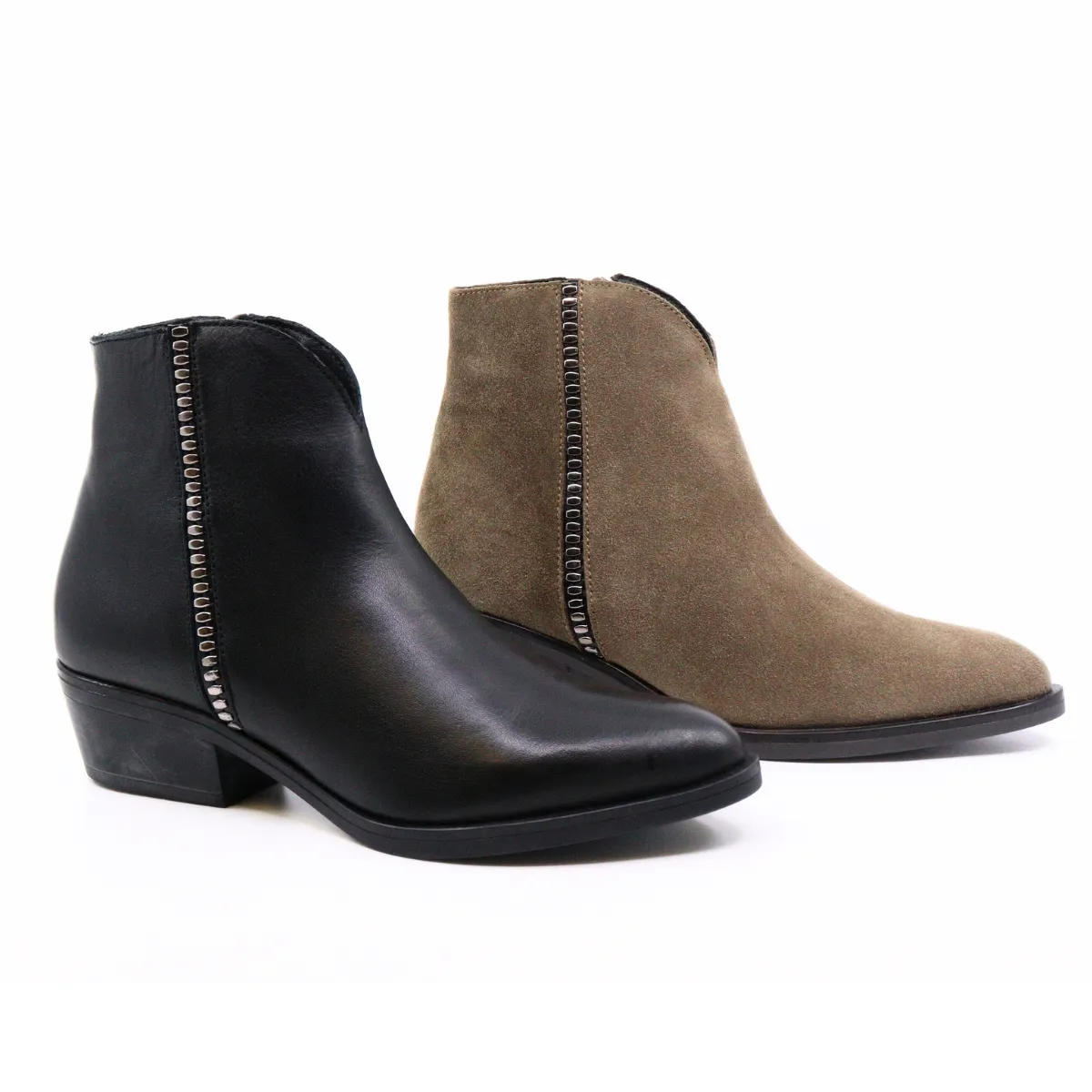 Delman Taupe Suede