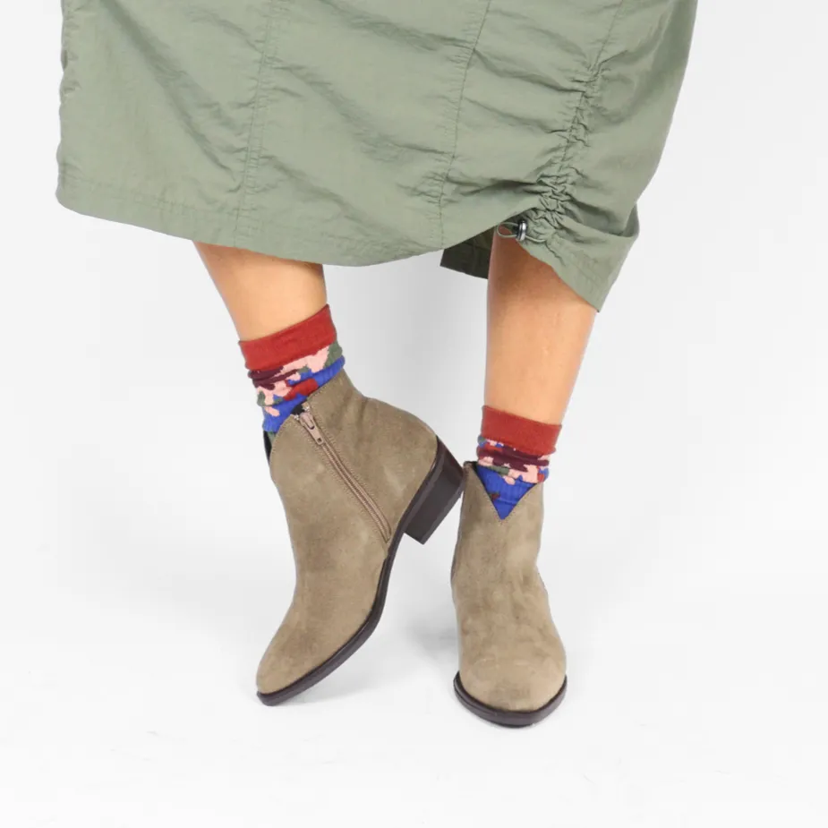 Delman Taupe Suede