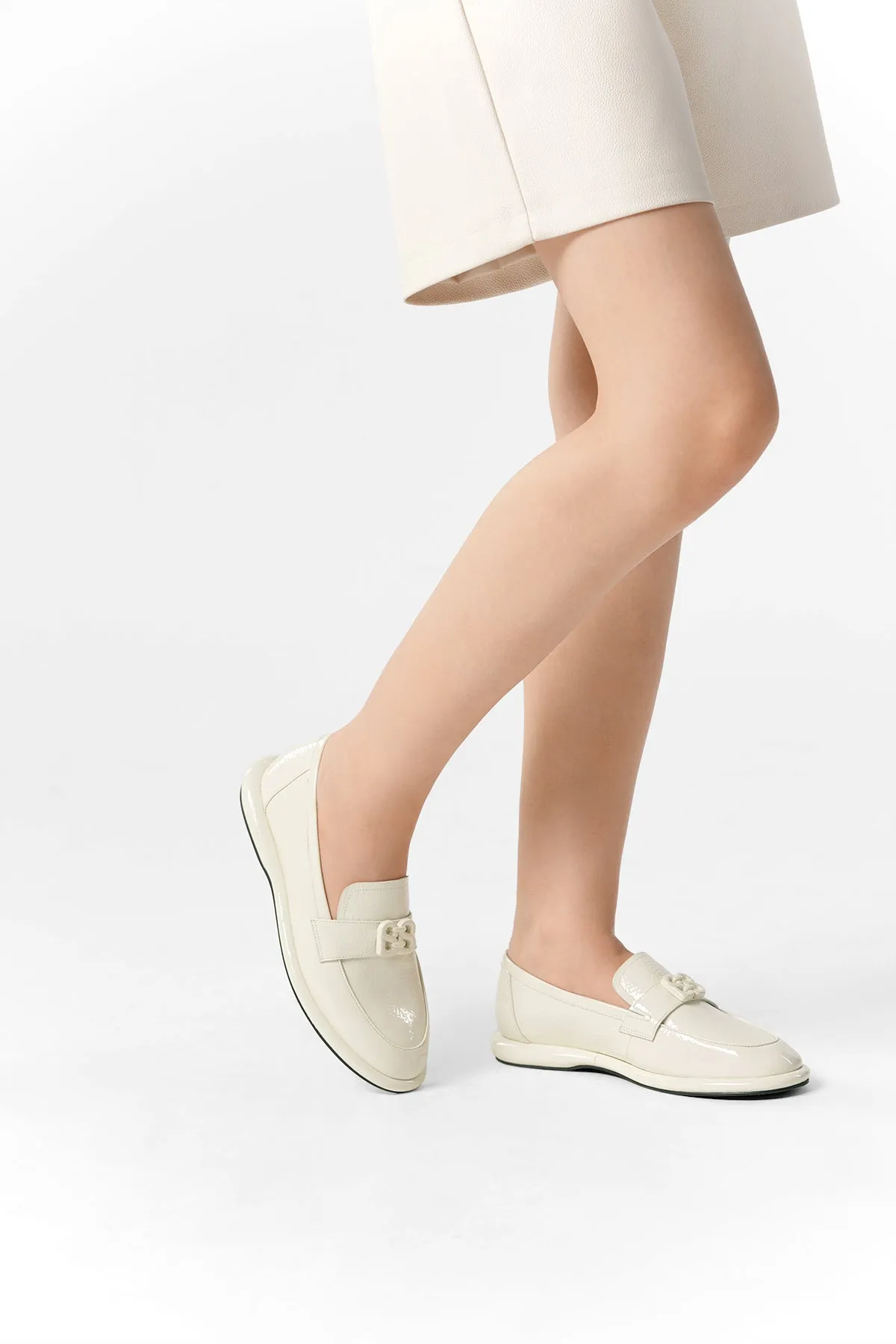 Deux Loafers - White