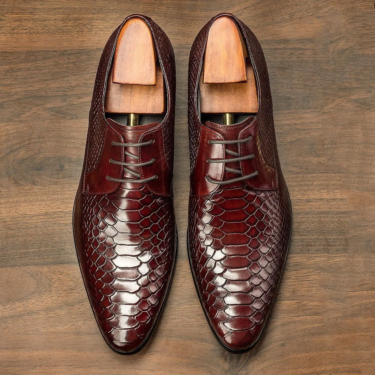 Diamoré Wedding Croctex Oxfords