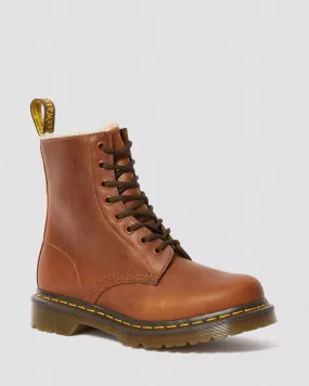 Dr. Martens 1460 Women's Faux Fur Lined Lace Up Boots