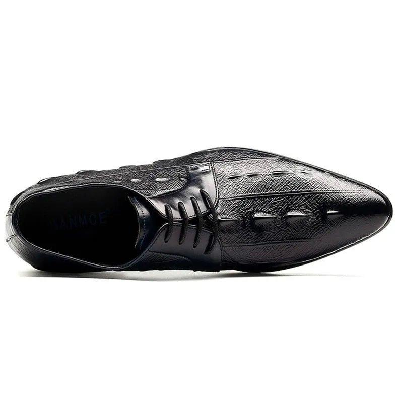 Ebonique Croctex Slip-On Oxfords
