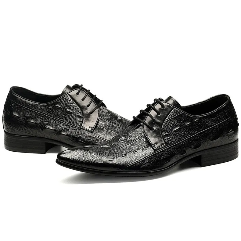 Ebonique Croctex Slip-On Oxfords
