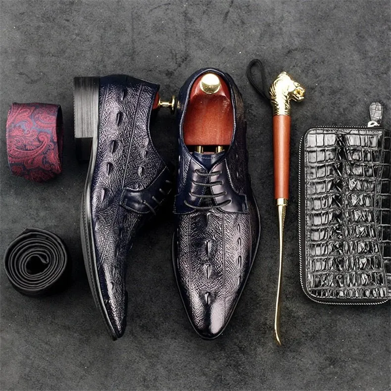 Ebonique Croctex Slip-On Oxfords