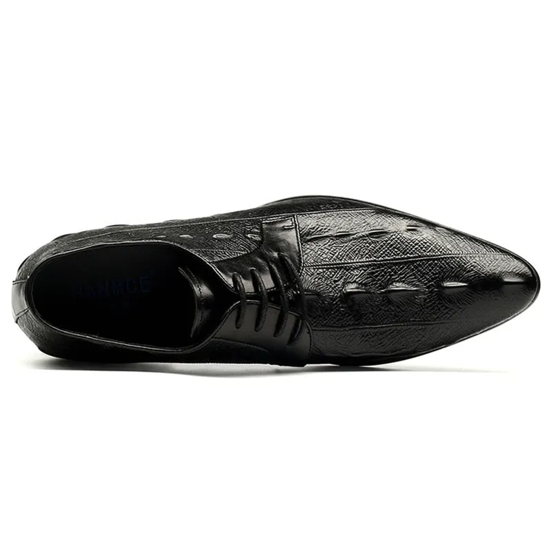 Ebonique Croctex Slip-On Oxfords
