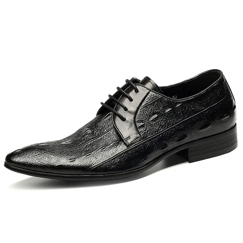 Ebonique Croctex Slip-On Oxfords