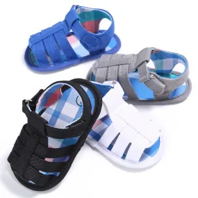 Fashion Baby Boy Cotton Cloth Soft Sole Sandals Prewalker Summer Anti-Skid Shoes