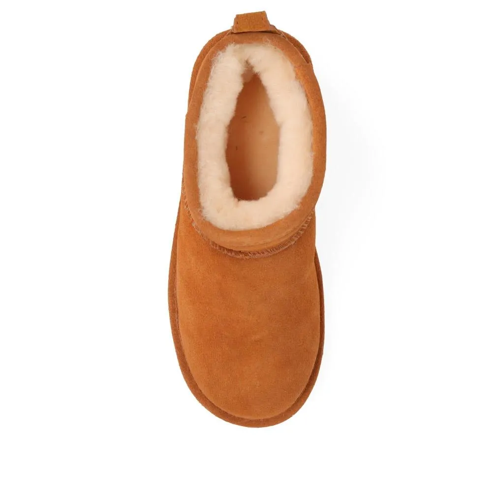 Faux-Fur-Lined Ankle Boots - EDNB40025 / 326 894