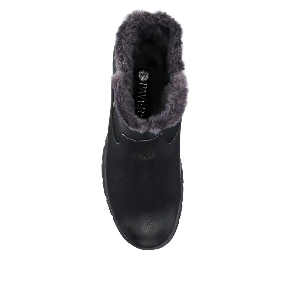 Faux-Fur-Lined Ankle Boots - SUPRE40013 / 326 256