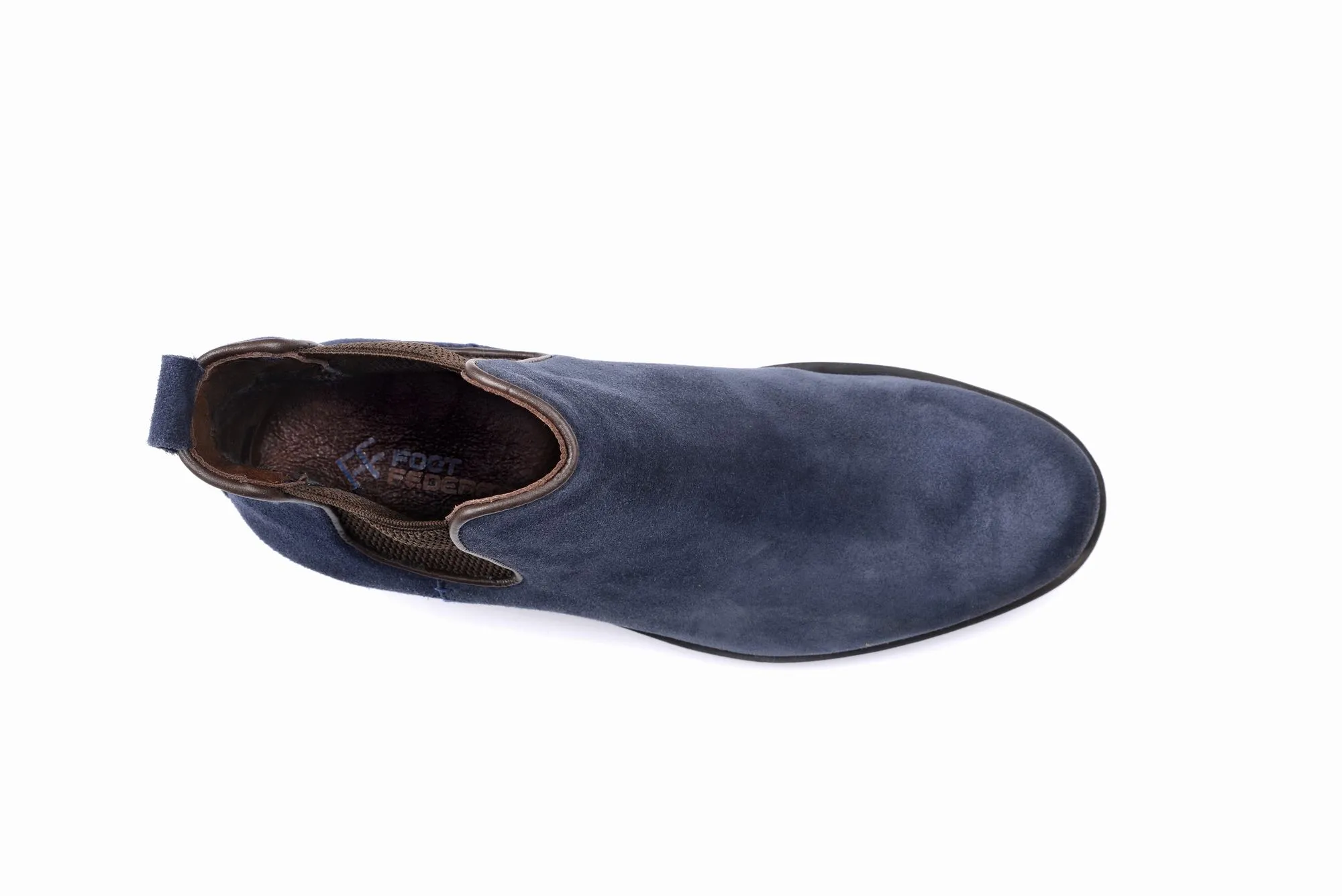 FOOT FEDERATION CHELSEA MENS BOOT SUEDE NAVY BLUE