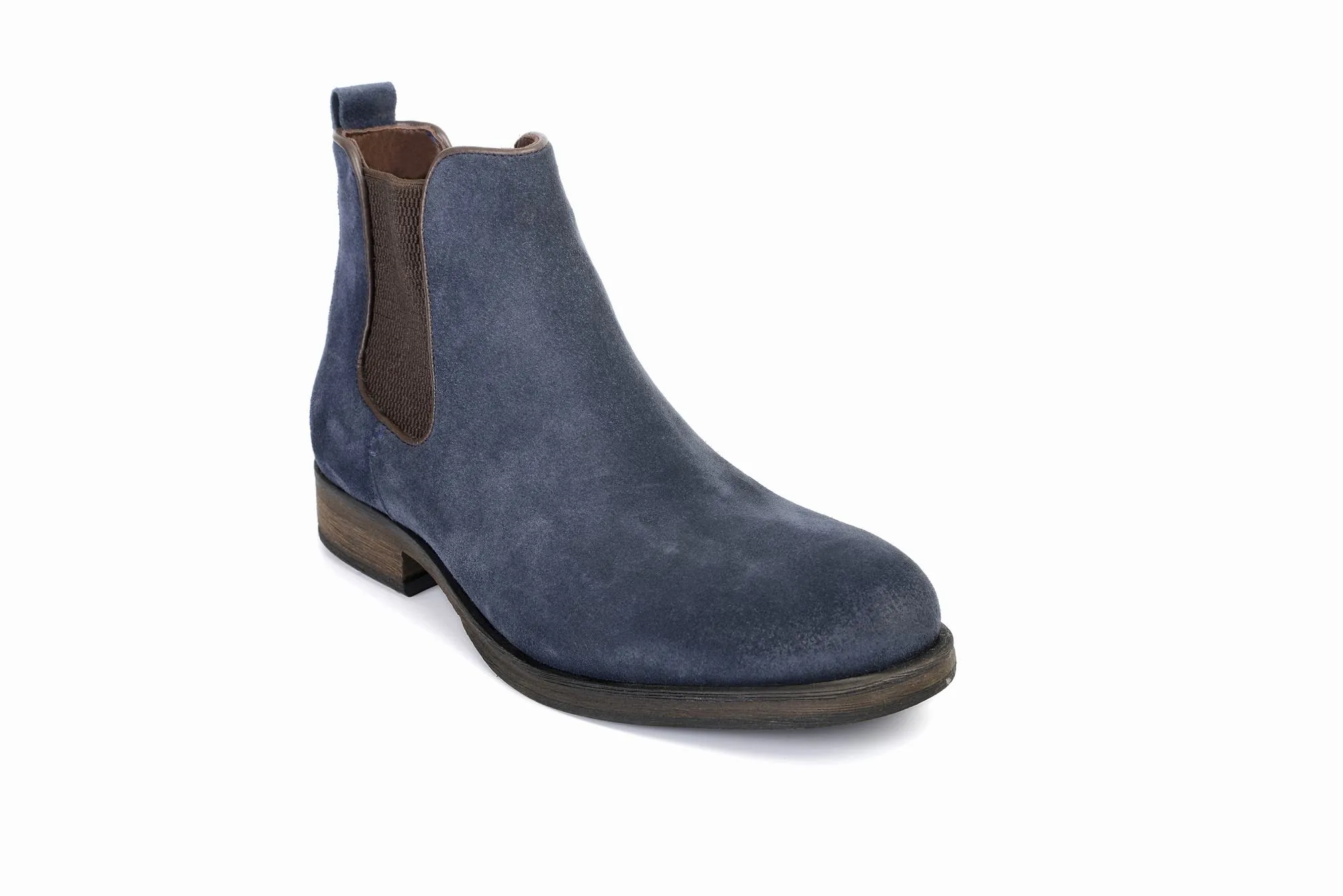 FOOT FEDERATION CHELSEA MENS BOOT SUEDE NAVY BLUE