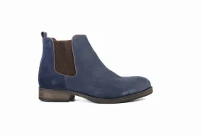 FOOT FEDERATION CHELSEA MENS BOOT SUEDE NAVY BLUE