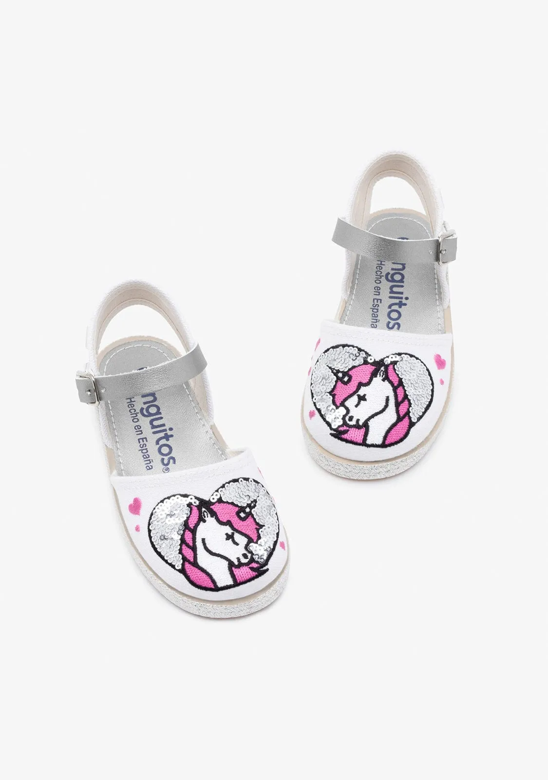 Girl's Unicorn Sequins Espadrilles