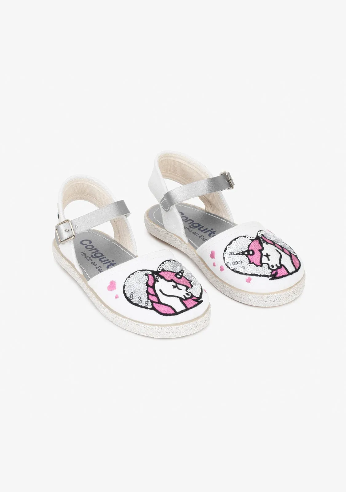 Girl's Unicorn Sequins Espadrilles