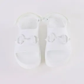 GUCCI Soft Rubber Horsebit Touch Womens Strapped Sandals