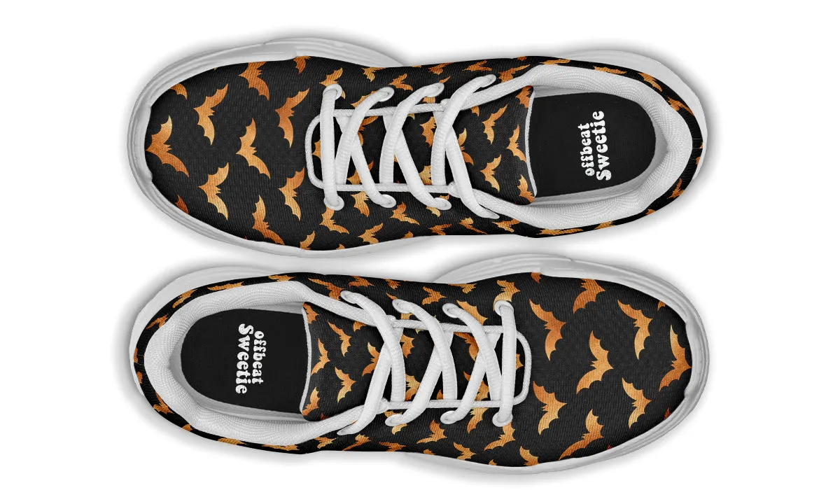Halloween Bats Chunky Sneakers