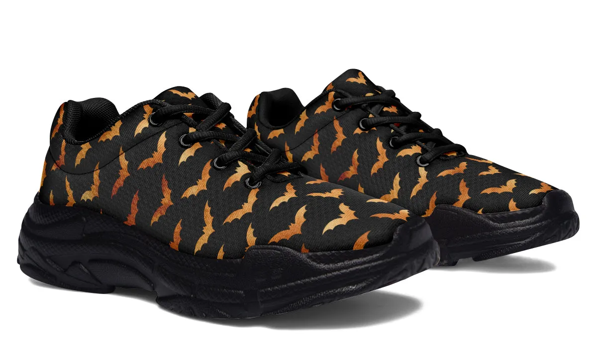 Halloween Bats Chunky Sneakers