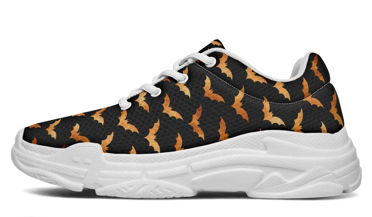 Halloween Bats Chunky Sneakers