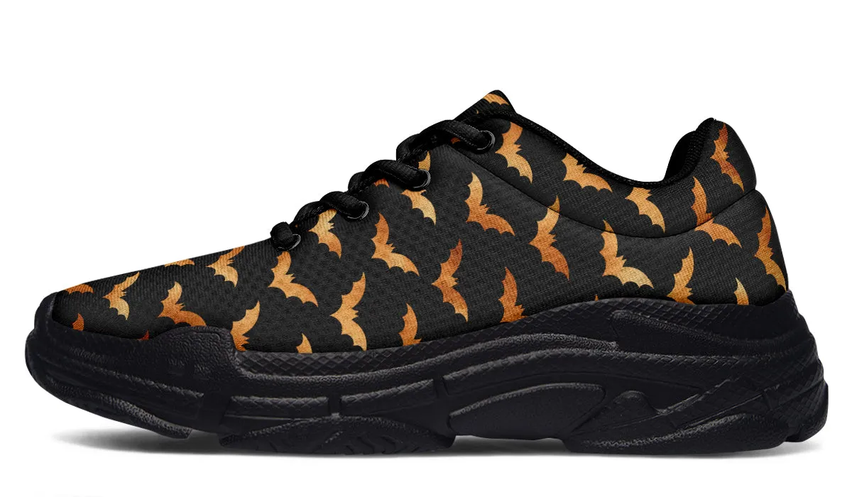Halloween Bats Chunky Sneakers