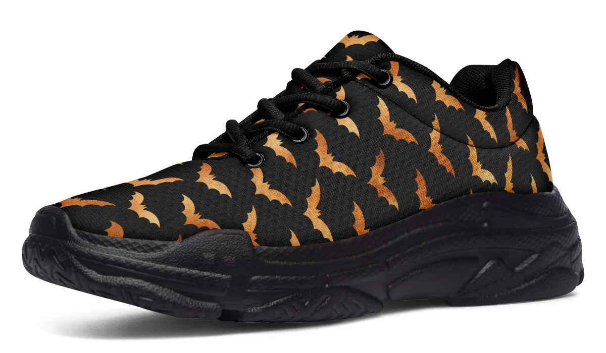 Halloween Bats Chunky Sneakers