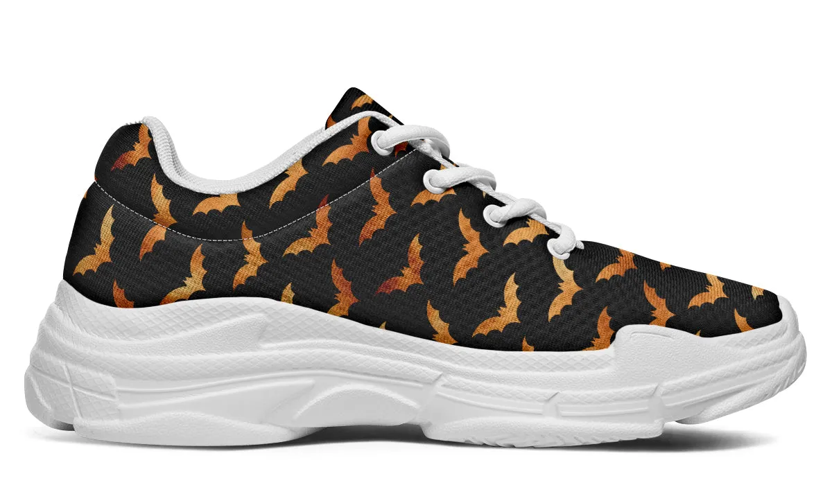 Halloween Bats Chunky Sneakers