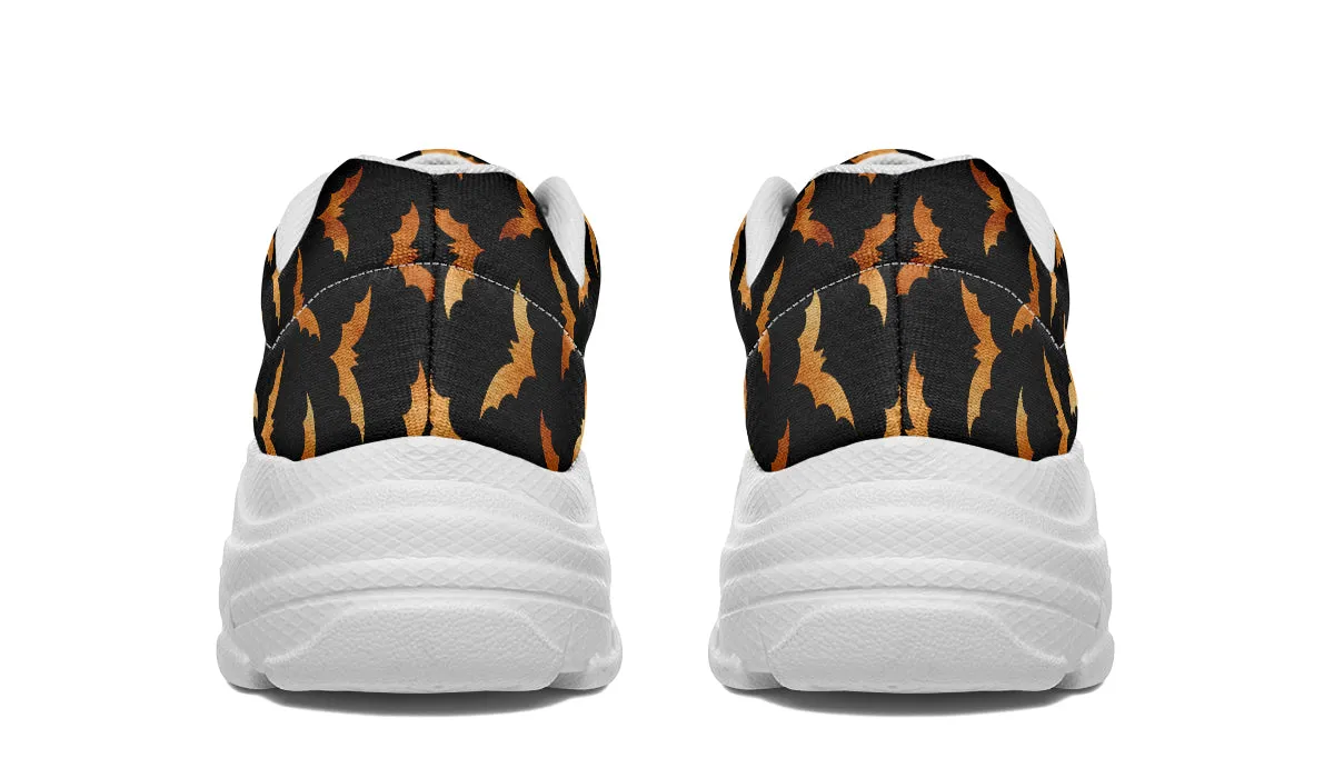 Halloween Bats Chunky Sneakers