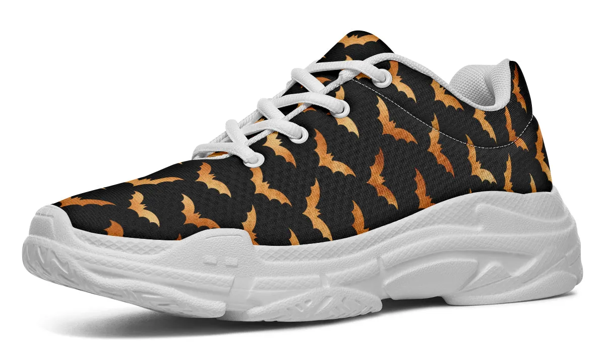 Halloween Bats Chunky Sneakers