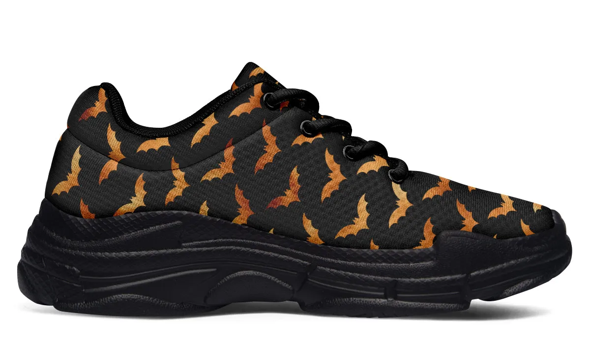 Halloween Bats Chunky Sneakers
