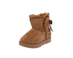 KID'S SHOES SUEDE TAN BOOTS ANNIE-16K